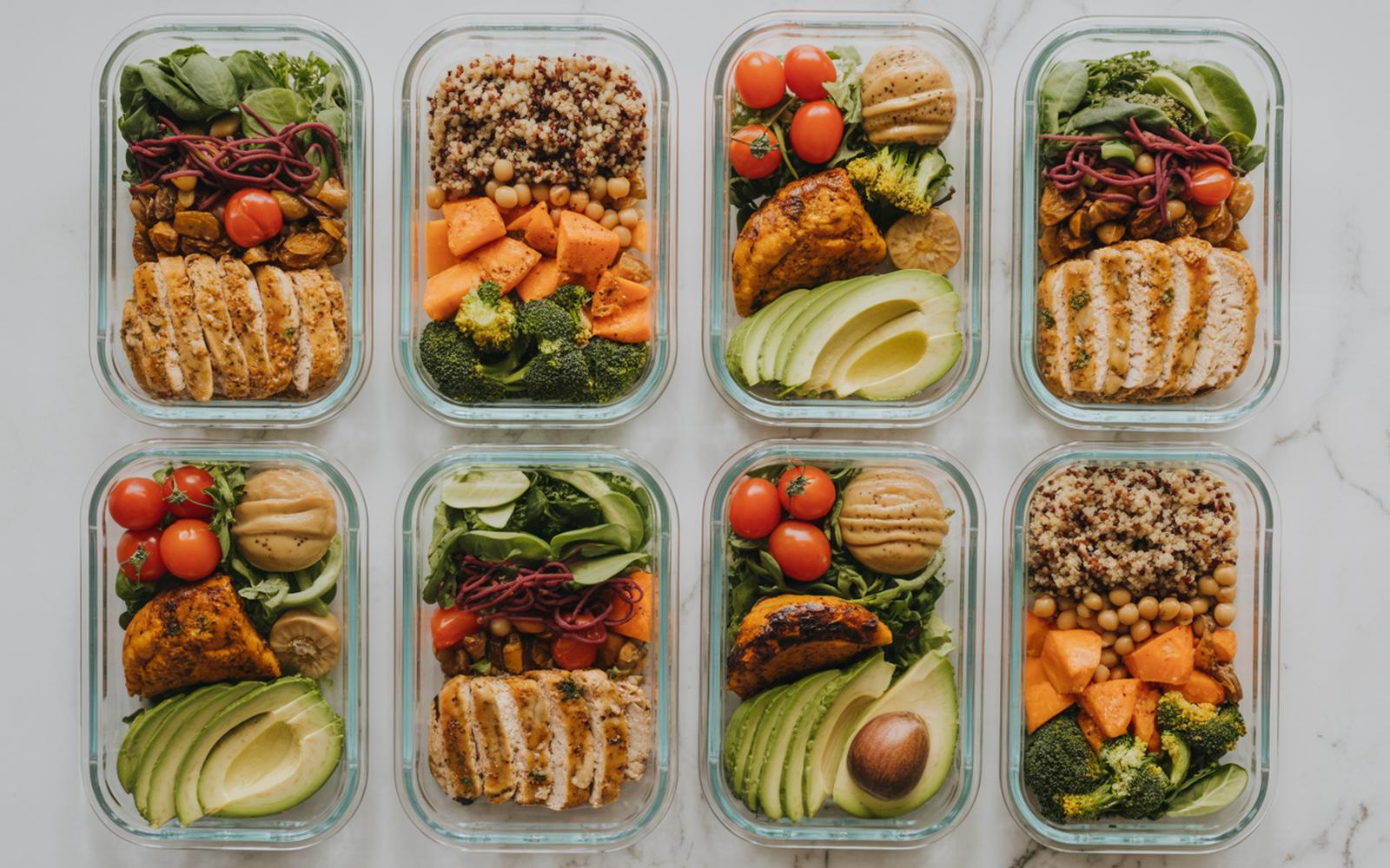Weekly meal prep planner